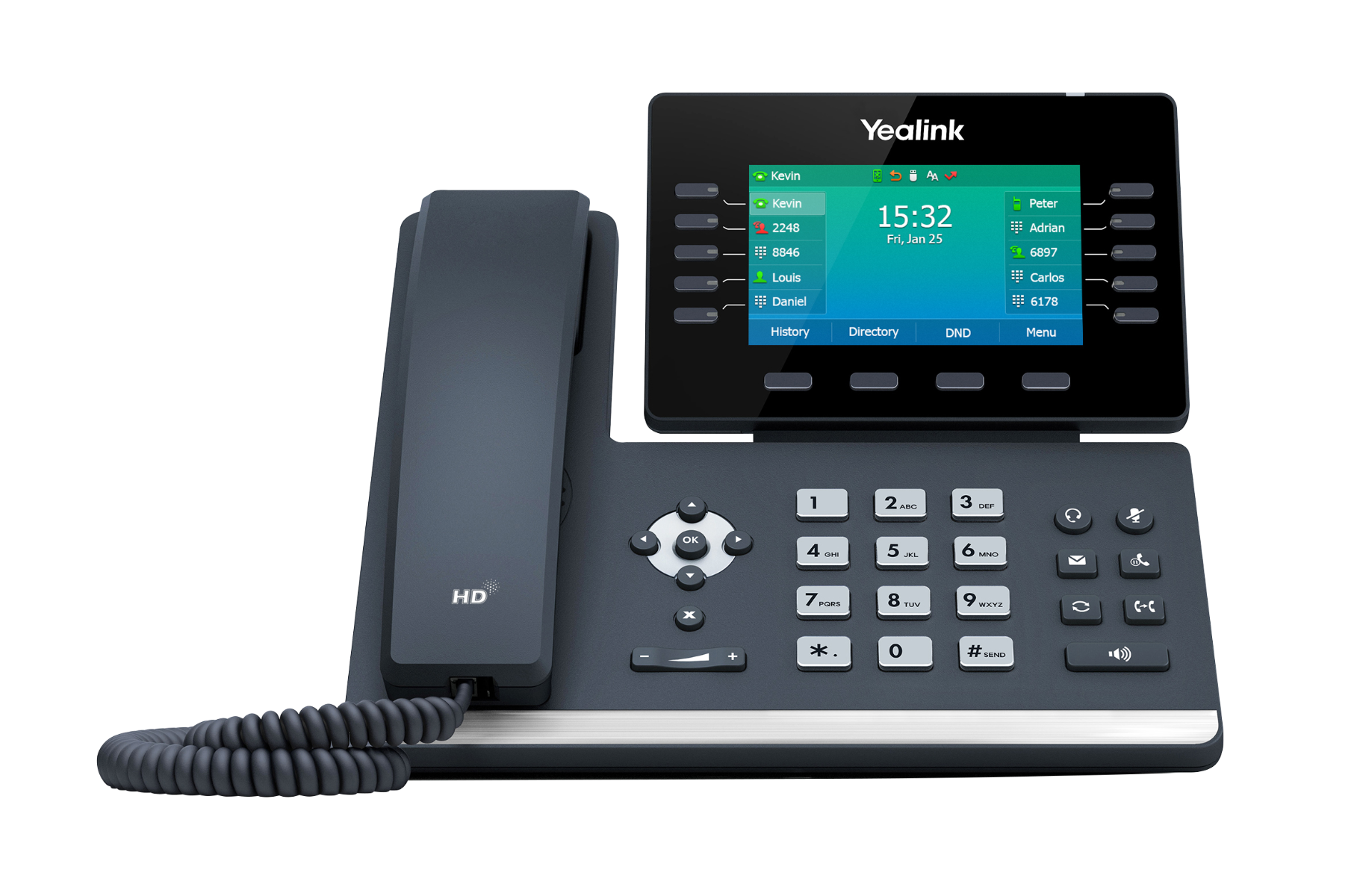 Yealink SIP-T54W IP Phone w/ Built-In Bluetooth and Wi-Fi 1301081 Questions & Answers