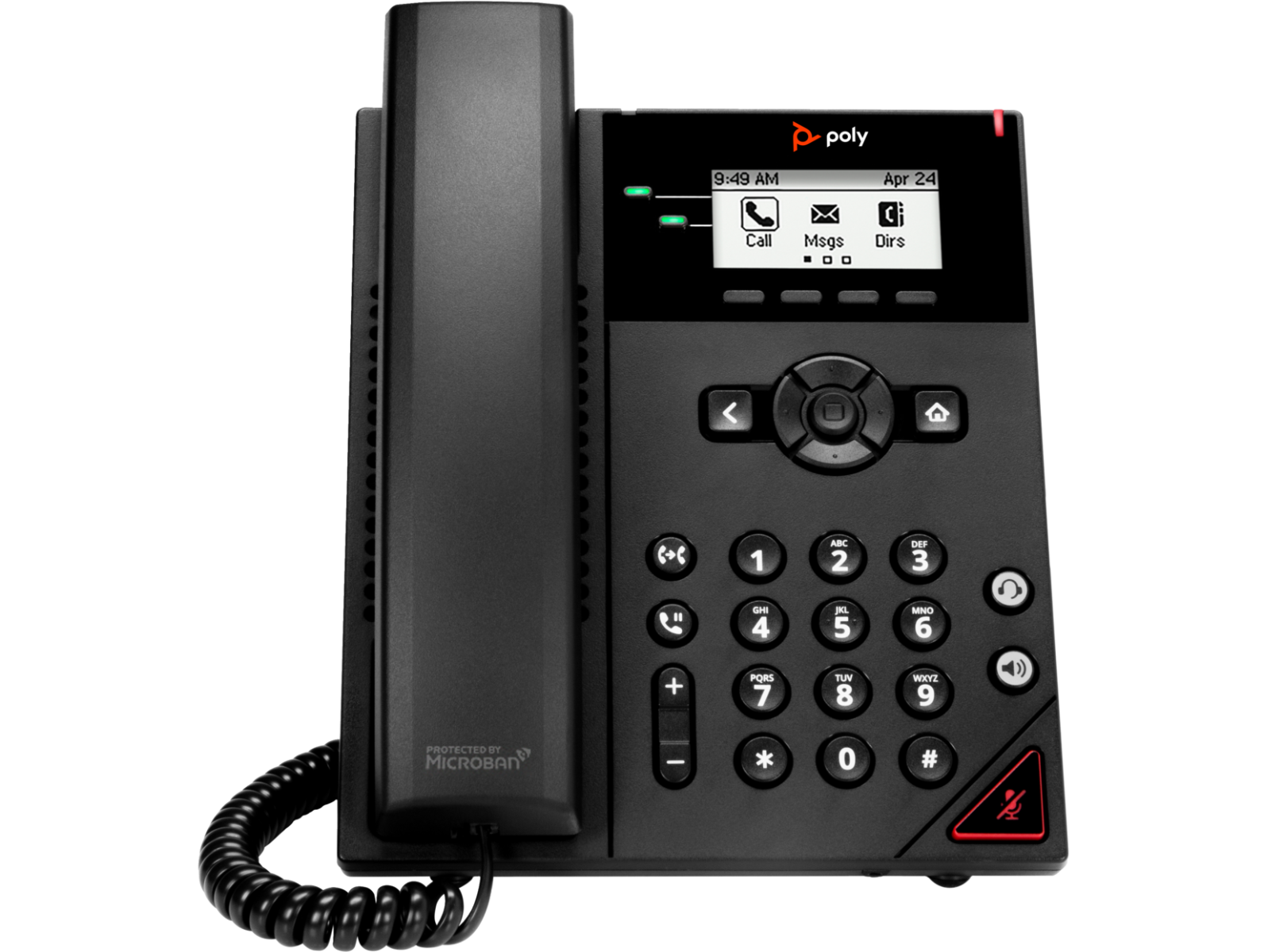 Does the Poly VVX 150 2-Line PoE IP Phone 911N0AA#AC3 have a USB port?