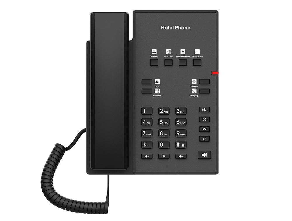 How is the telephone used in the hotel industry?