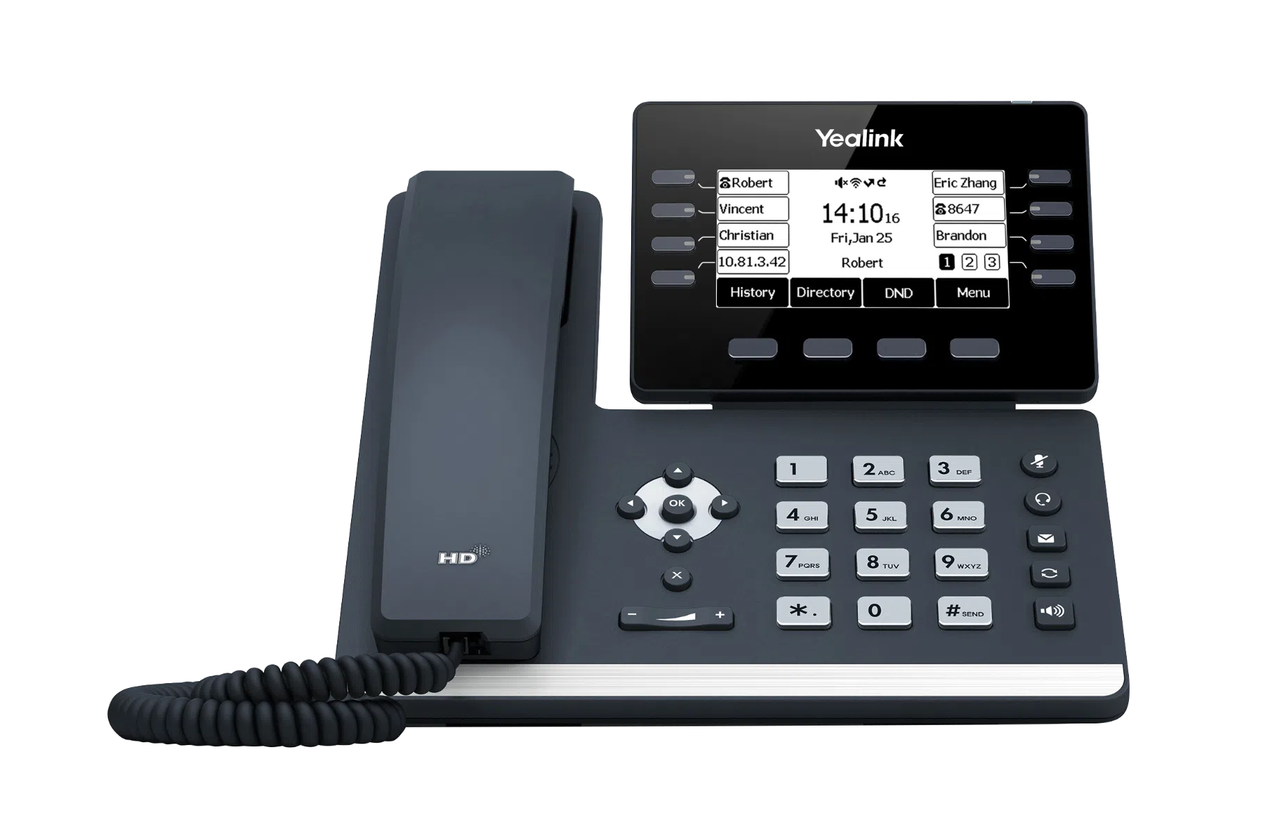 Does the Yealink SIP-T53W IP Phone come with built-in Wi-Fi?