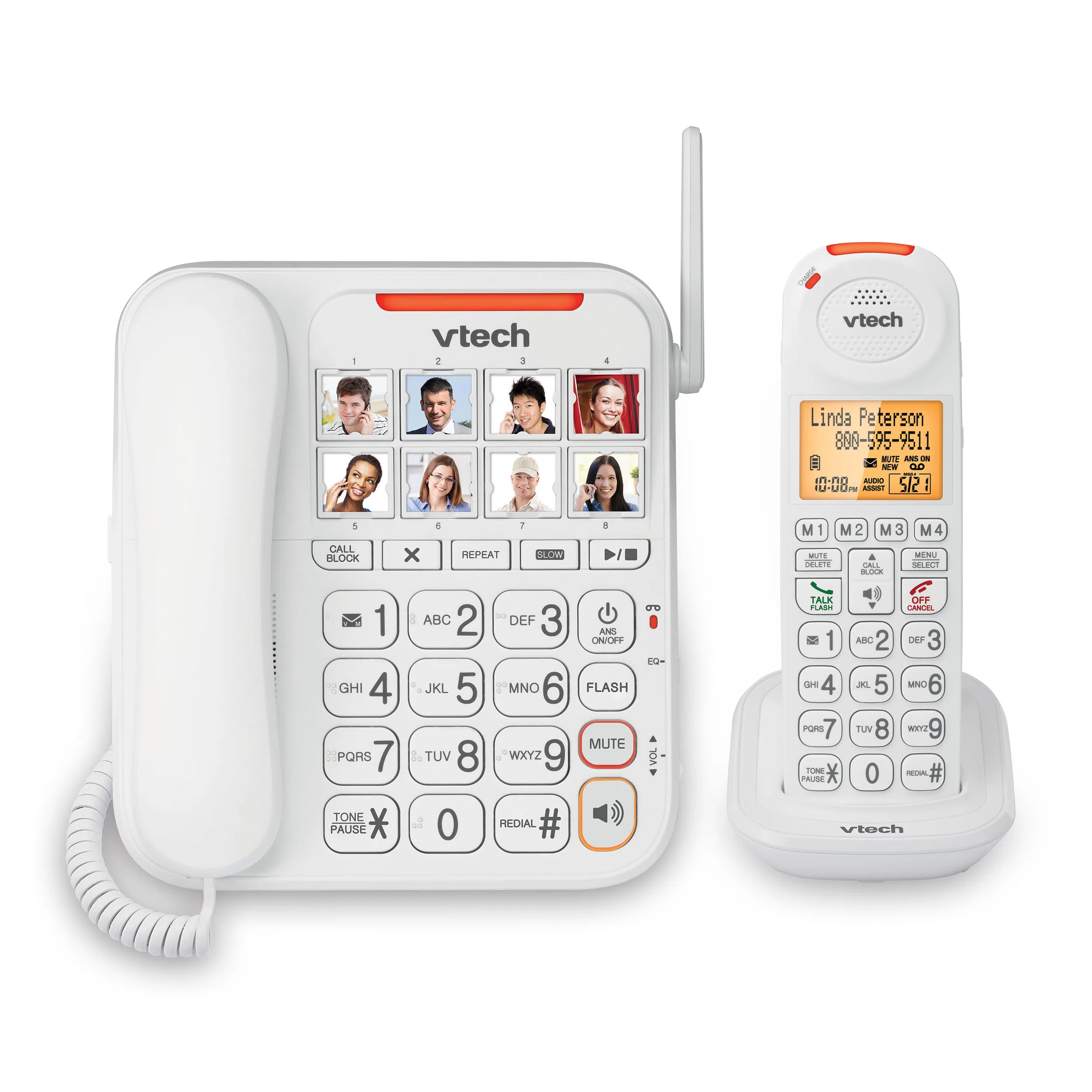 Does VTech SN5147 Amplified Corded/Cordless Senior Phone work over voip?